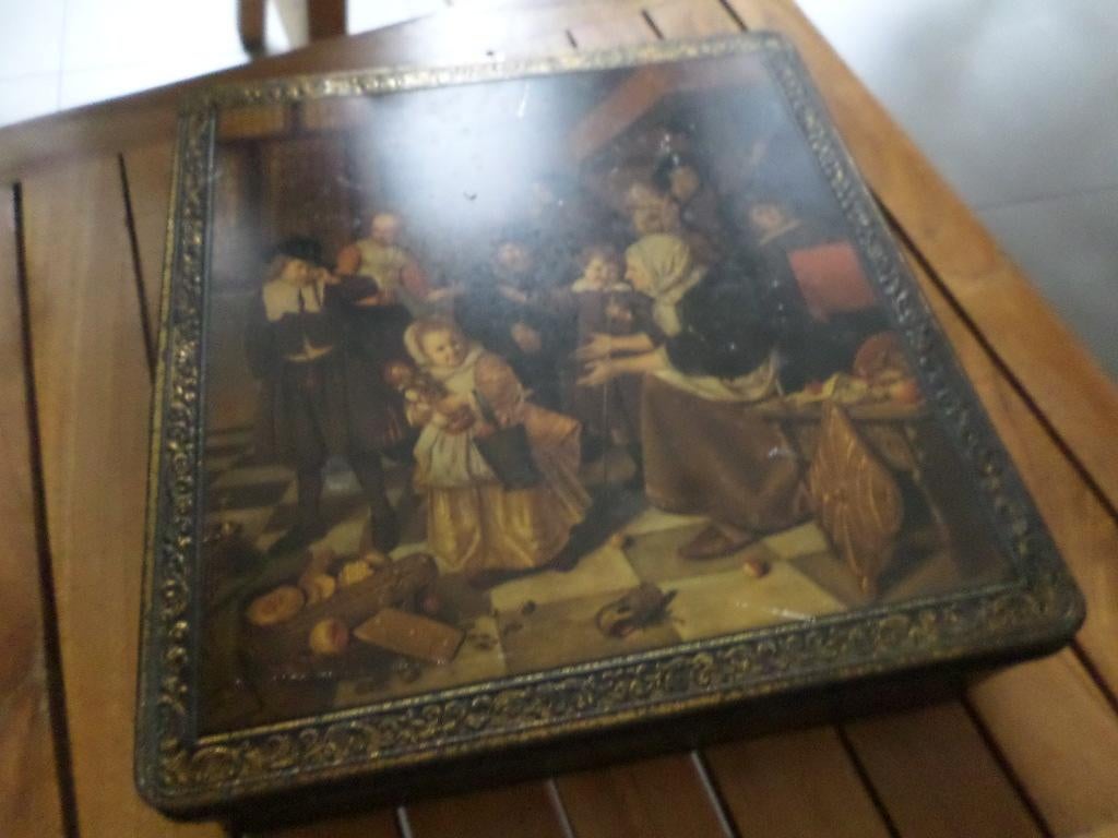 oude metalen blikken dozen, Verzamelen, Ophalen of Verzenden, Gebruikt, Overige