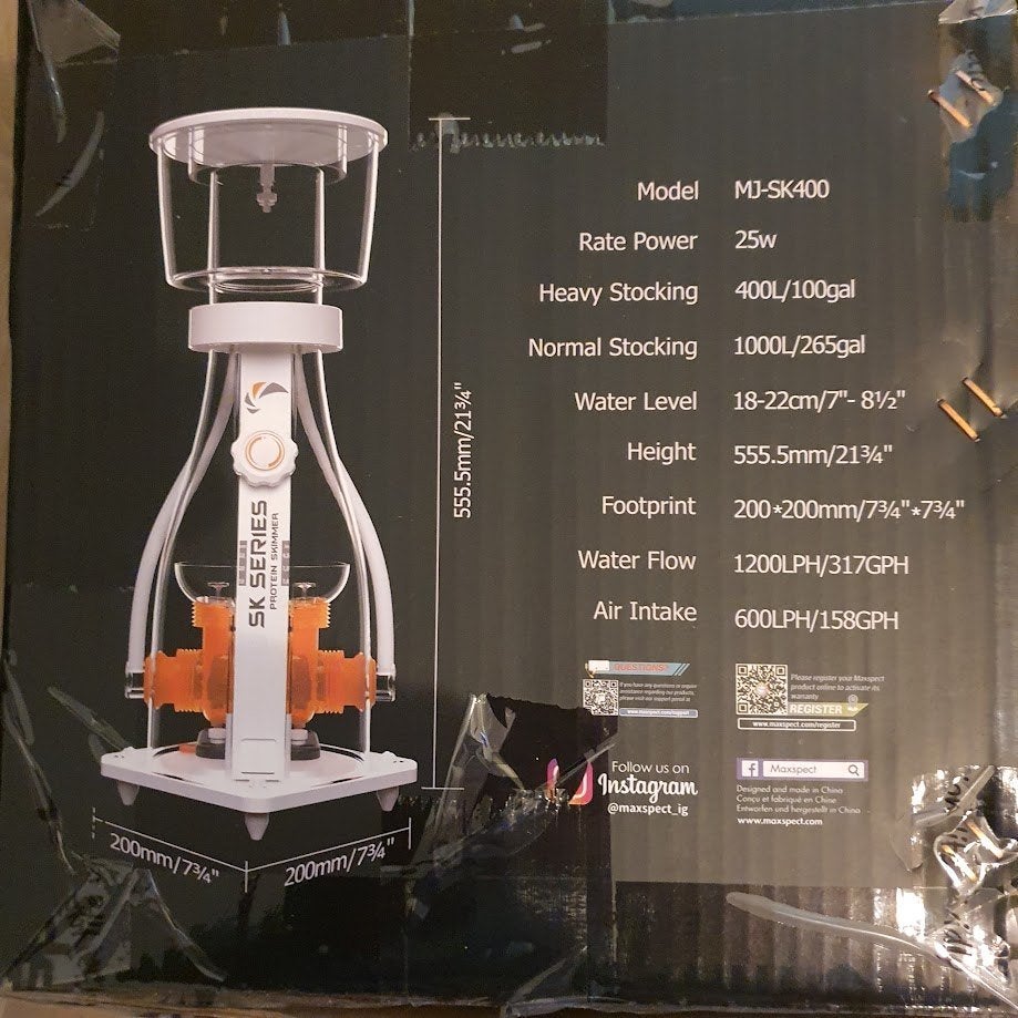 Eiwitafschuimer Maxpect SK400, Dieren en Toebehoren, Ophalen, Inclusief toebehoren, Zo goed als nieuw, Filter