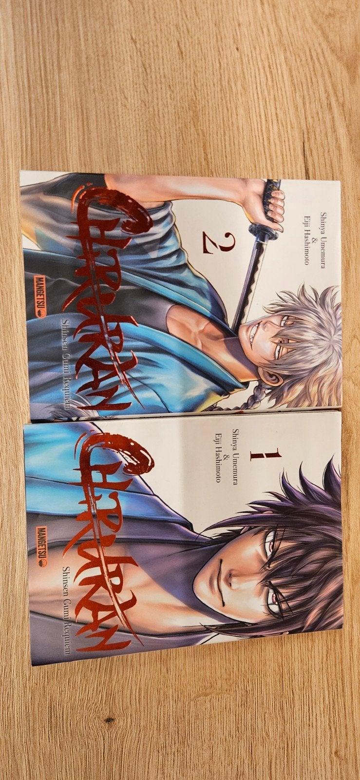Lot Manga Chiruran — Tomes 1 et 2 (Éditions Mangetsu), Livres, Enlèvement