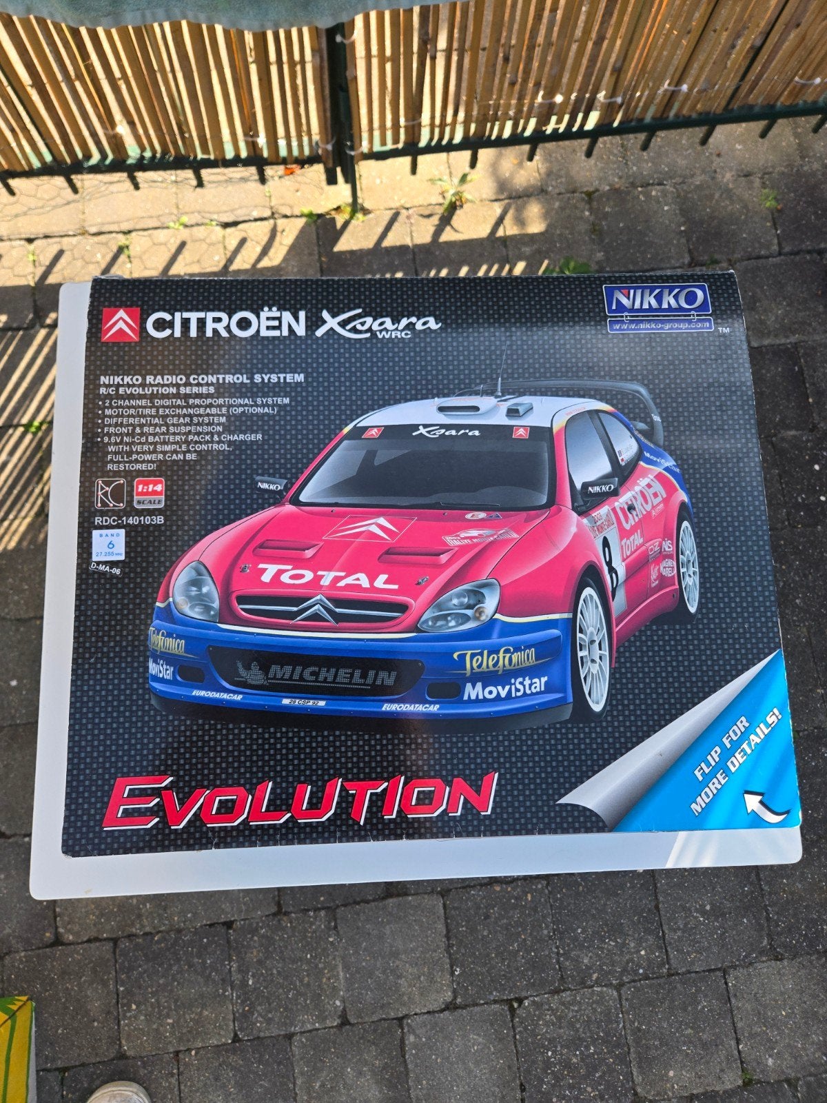 Vintage Nikko Evolution Citroën Xsara WRC (1:14), Autres marques, Voiture, Comme neuf, Enlèvement