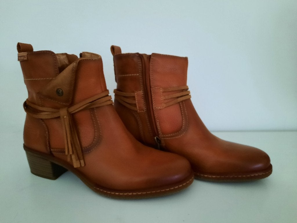 Prachtige enkellaarsjes van Pikolinos, Neuf, Brun, Enlèvement, Boots et Botinnes