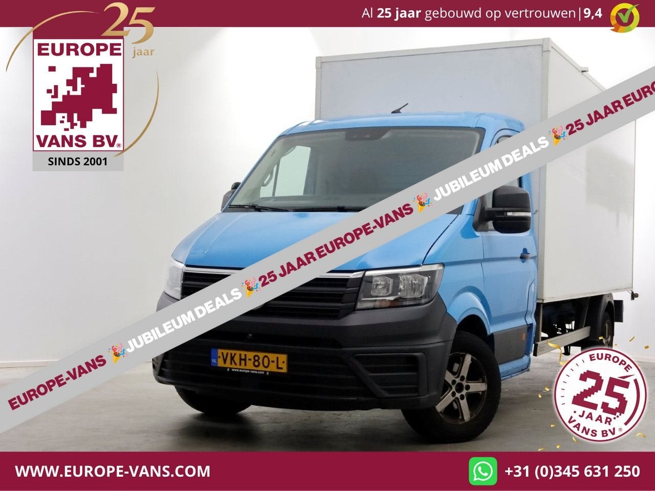 Volkswagen Crafter 35 2.0 TDI E6 Bakwagen met achterdeuren 2, Blauw, Bedrijf, ABS, 277 g/km