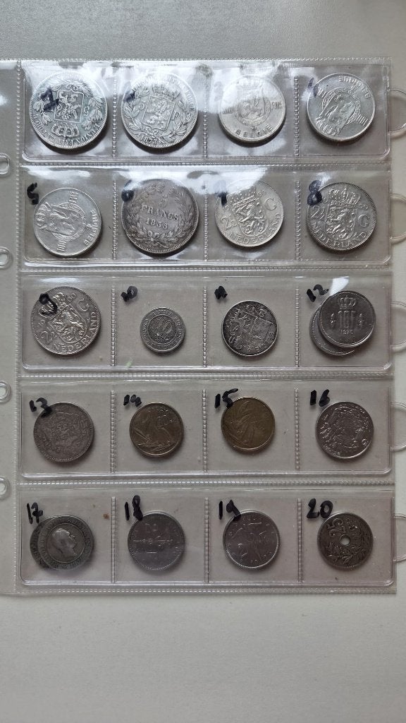 monnaie, Enlèvement, Belgique, Monnaie en vrac