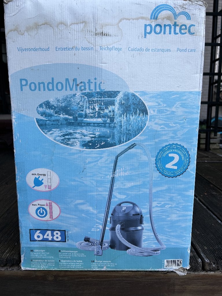 Pontec vijverzuiger, Tuin en Terras, Vijver-toebehoren, Ophalen, Gebruikt, Vijverstofzuiger