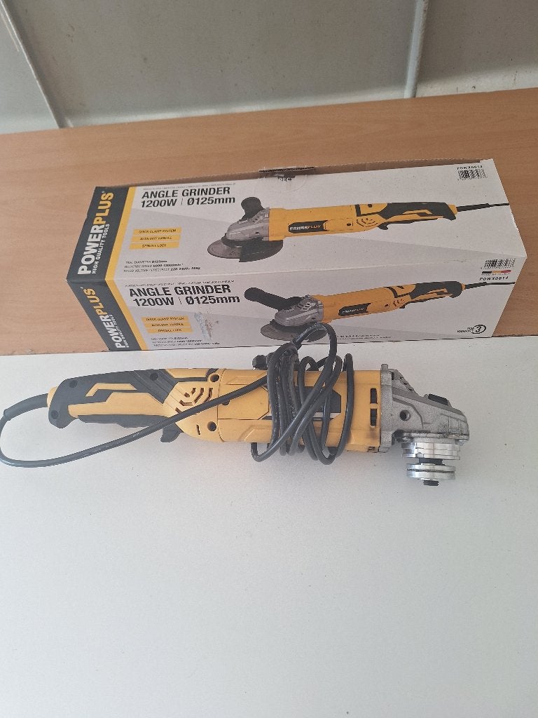 1200W Powerplus haakse slijper, Ophalen of Verzenden, Nieuw, Minder dan 700 watt, Haakse handslijpmachine