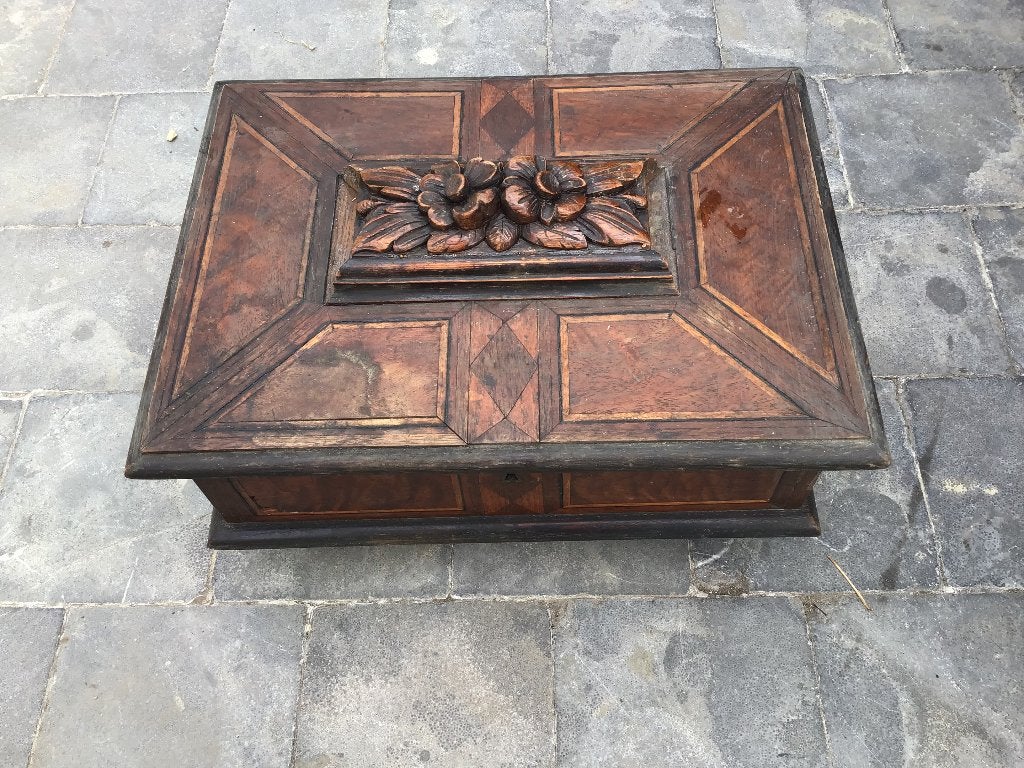 Antiek juwelenkistje, Antiek en Kunst, Ophalen of Verzenden