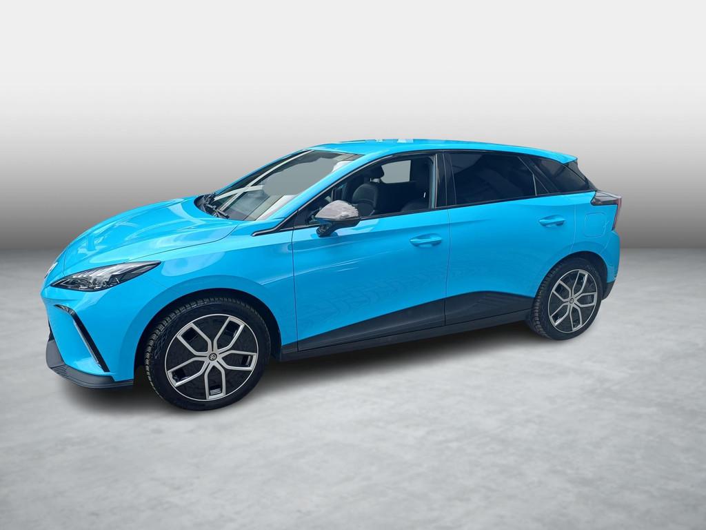 MG MG4 64 kWh Luxury, Stof, 1675 kg, Blauw, 5 zetels