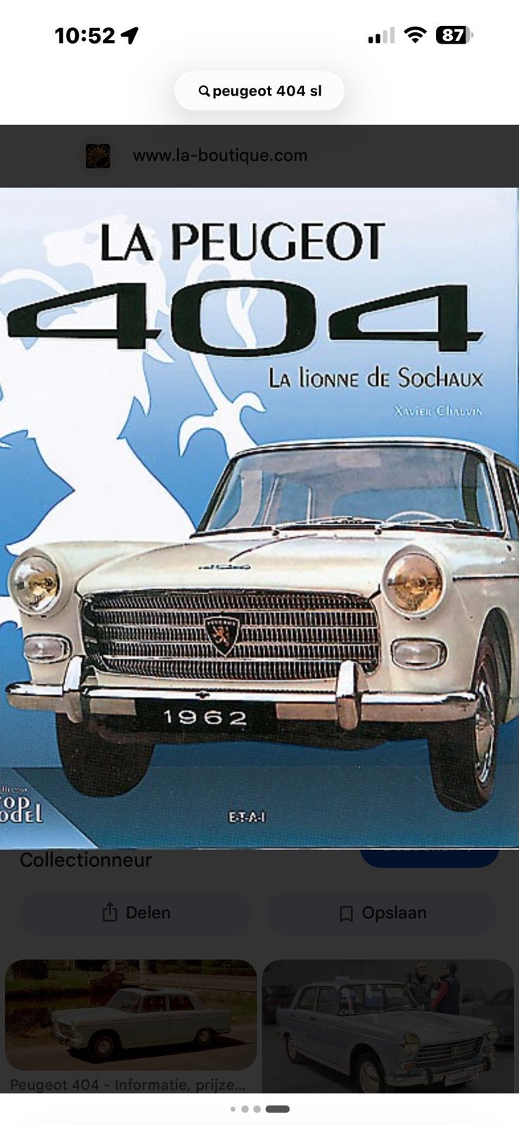 Te koop gevraagd Peugeot 404 ., Auto's, 4 deurs, Achterwielaandrijving, Bruin, 1500 cc