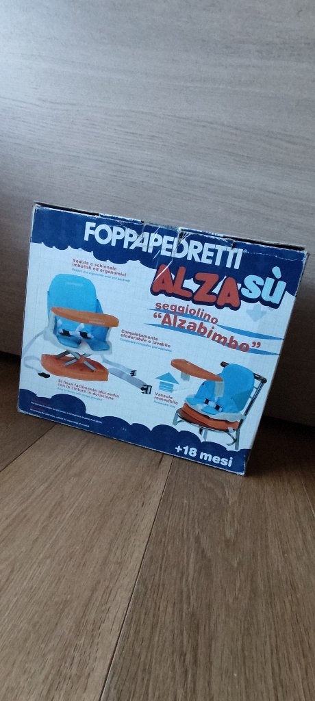 Rehausseur Foppapedretti – siège enfant pour chaise, Enlèvement ou Envoi, Utilisé, Chaise de table, Ceinture(s)