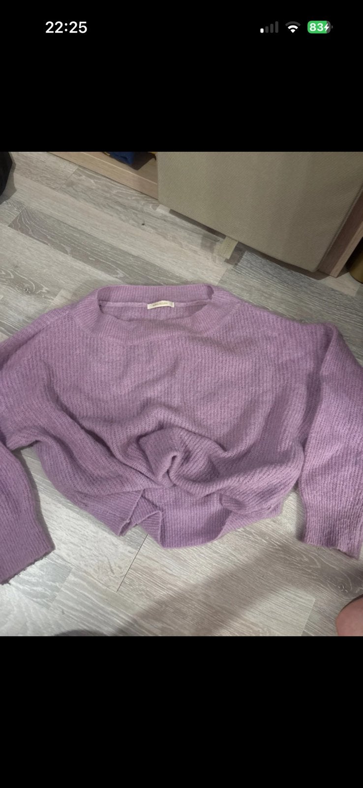 Lila wollen trui, Kleding | Dames, Ophalen, Zo goed als nieuw, Maat 38/40 (M)
