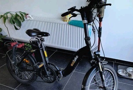 Vélo électrique Ecobike Even – Noir – Excellente autonomie, Enlèvement, Utilisé, 50 km par batterie ou plus, Autres marques