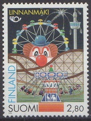 Finland - Attractiepark Linman Mäki Helsinki, Timbres & Monnaies, Timbres | Europe | Scandinavie, Enlèvement ou Envoi, Finlande