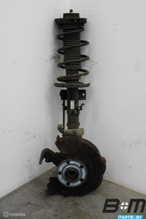 Veerpoot met wiellagerhuis LV VW Polo 9N3 6C0407621, Utilisé