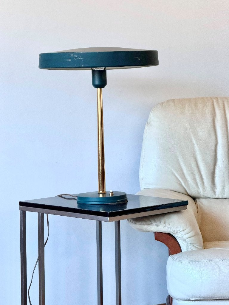 Lampe Philips Louis Kalff Major des années 1960 et 1970, Vintage, Enlèvement ou Envoi, Avec prise, 54 cm