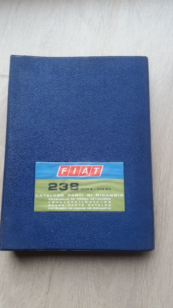 Manuel de pièces Fiat 238. Cahier de pièces mécaniques, Enlèvement ou Envoi
