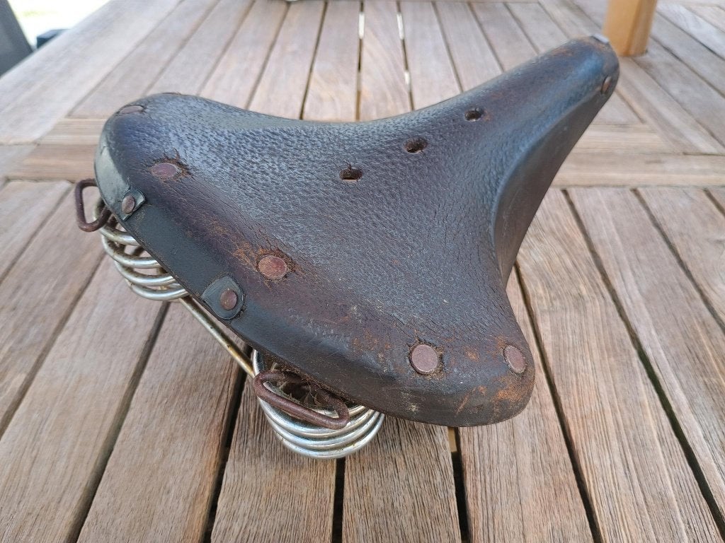 Selle de vélo Brooks B73 - fin des années 70 - en bon état !, Overige merken, Enlèvement ou Envoi, Selle, Cuir