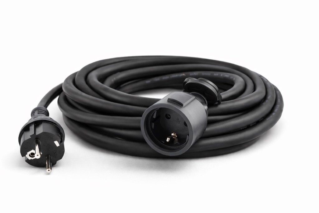 PROCAB CAB475/10-F – Professional Power Extension Cable 10m, TV, Hi-fi & Vidéo, Enlèvement ou Envoi, Neuf, Autres câbles