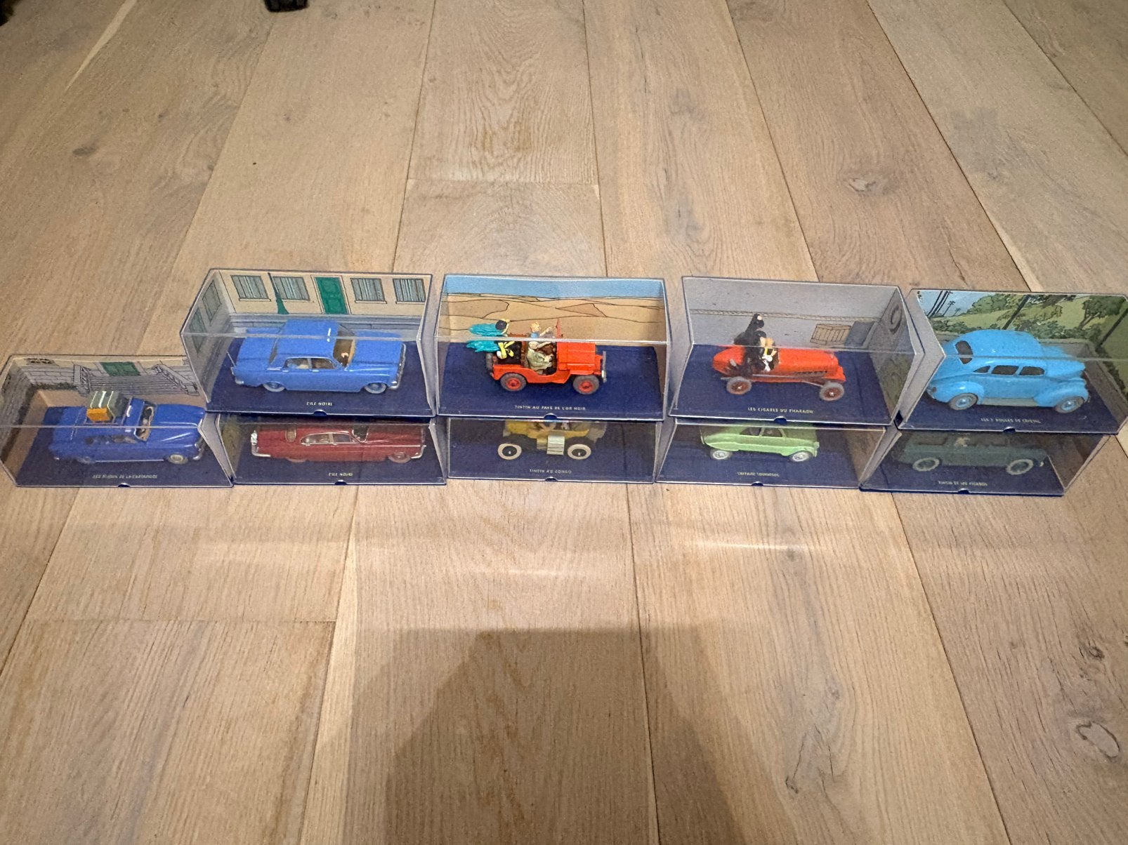 Tintin autocollectie (9), Verzamelen, Ophalen, Gebruikt