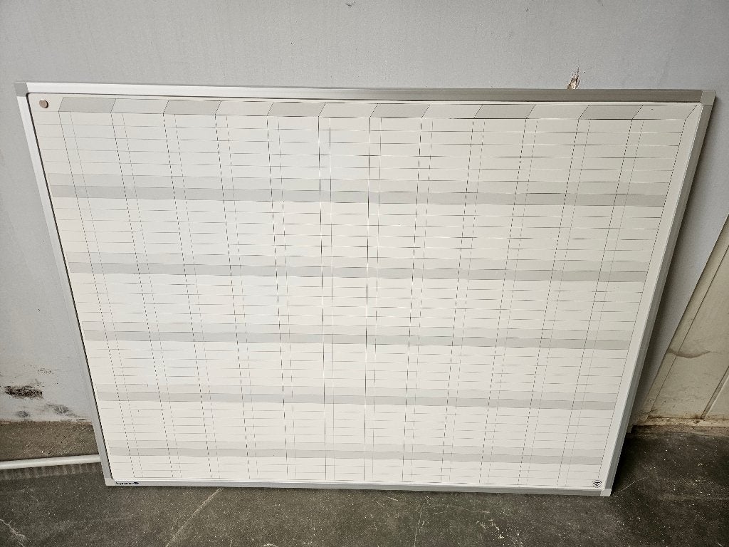 Tableau planning annuel Legamaster Pro 90x120 cm, Divers, Tableaux noirs, Utilisé, Tableau blanc, Enlèvement ou Envoi