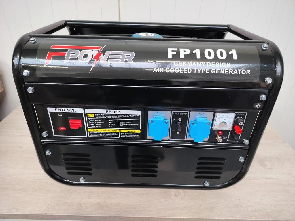 Noodstroom Fpower aggregaat 3,5 KW, koperen spoel. Nieuw!!, Ophalen, Nieuw