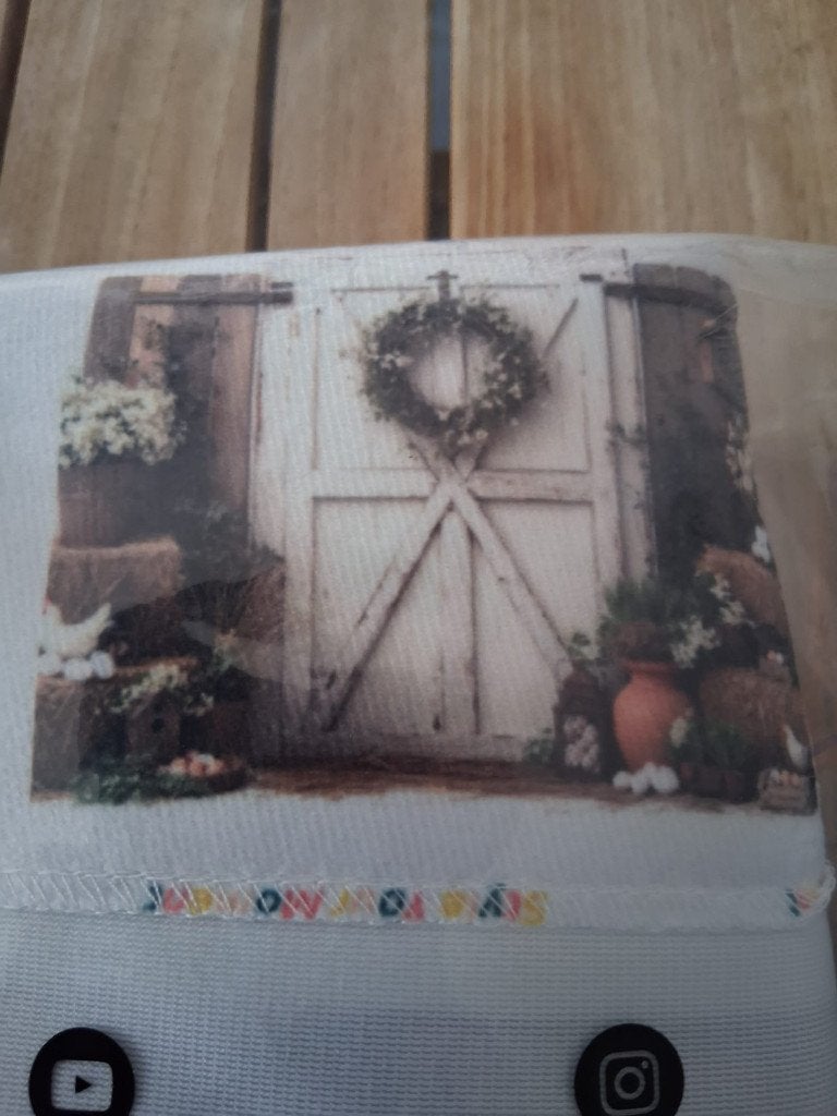 Achtergrond Kate Easter Rustic Barn Door, Support@katebackdrop.com, Dongwang Road, Suzhou Industrial Park, Jiangsu, China, Nieuw