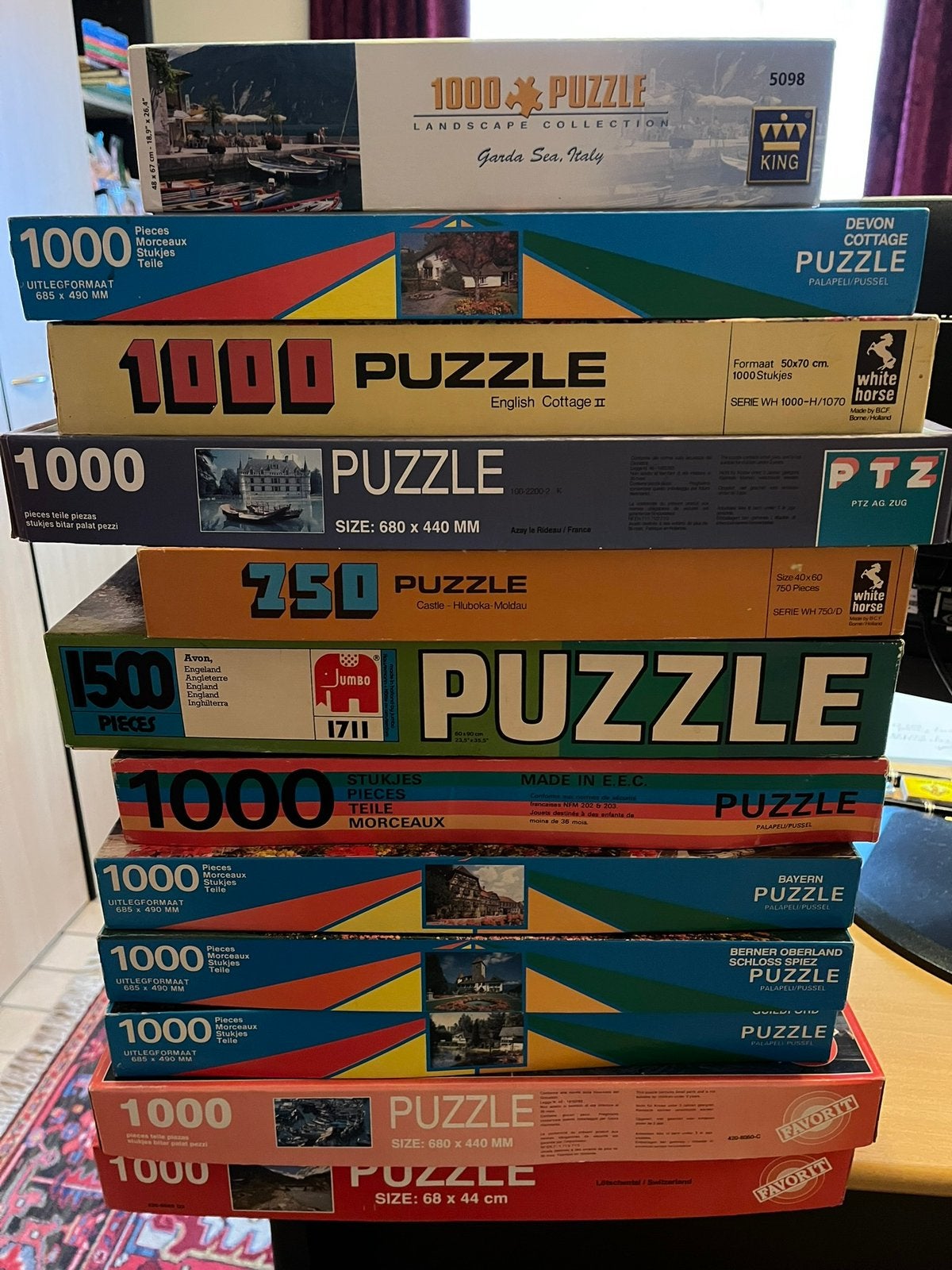 Puzzels, Hobby en Vrije tijd, Ophalen, Gebruikt