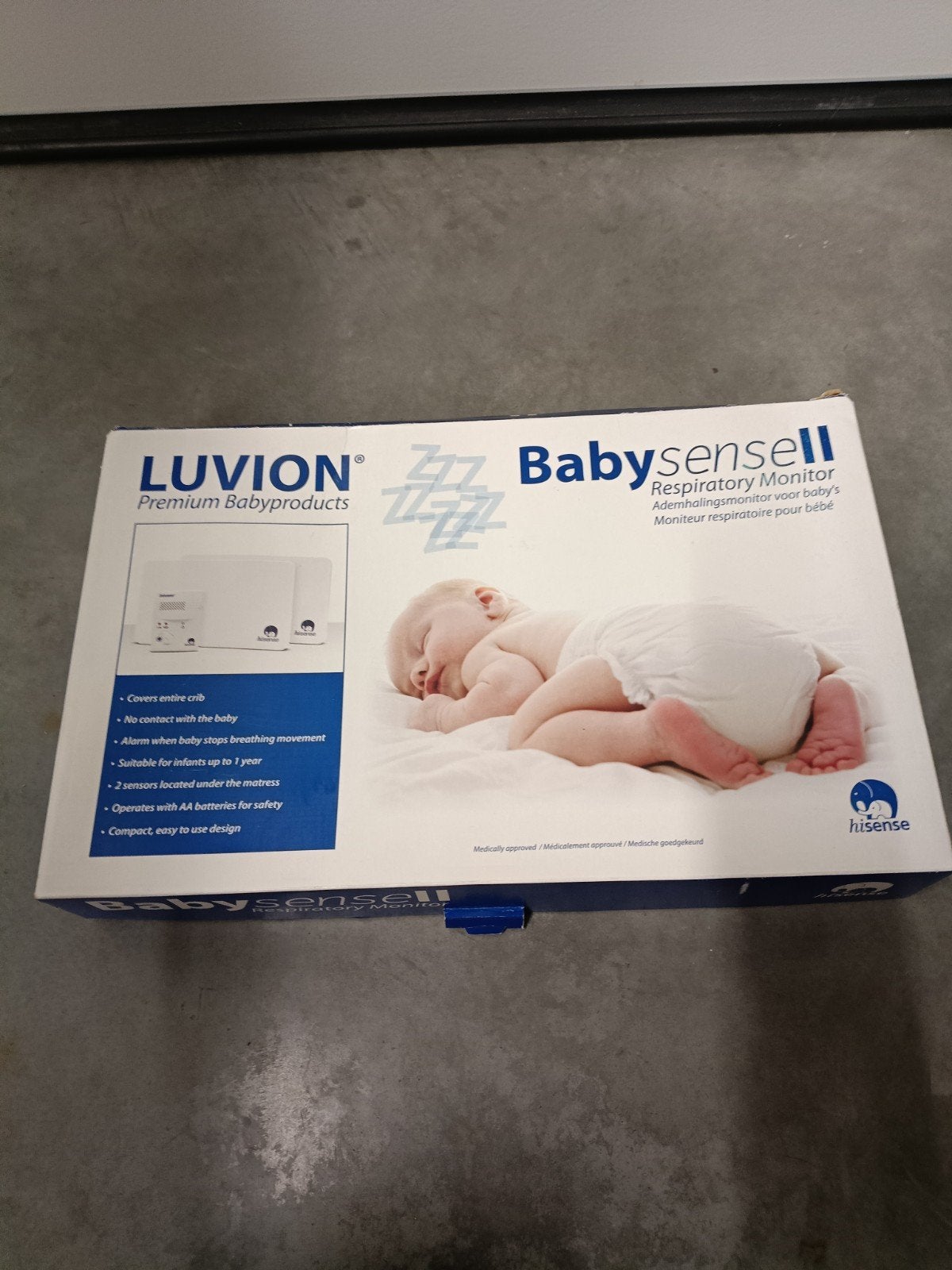 luvion  Babysense sensormatjes, Ophalen