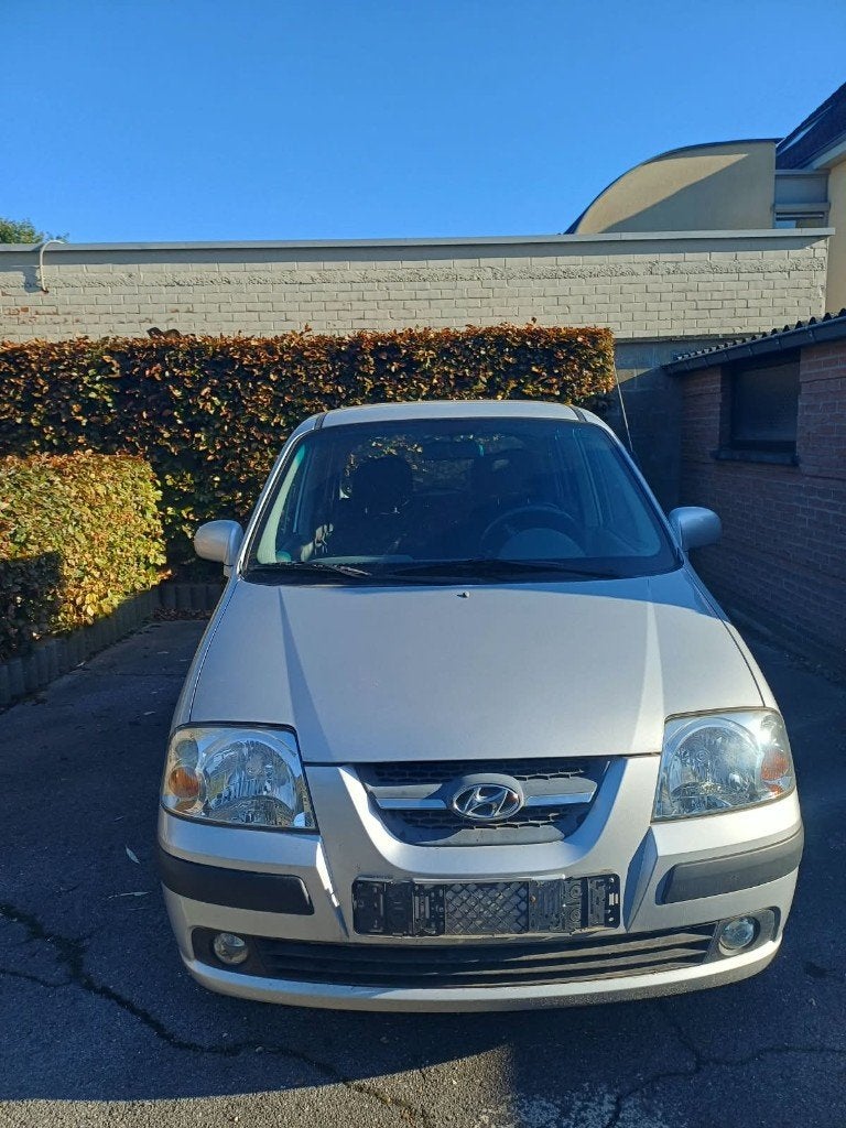 Hyundai Atos Hatchback 1.1 benzine 2008 slechts 81.992 km, Autos, Argent ou Gris, Achat, 4 portes, Entretenue par le concessionnaire