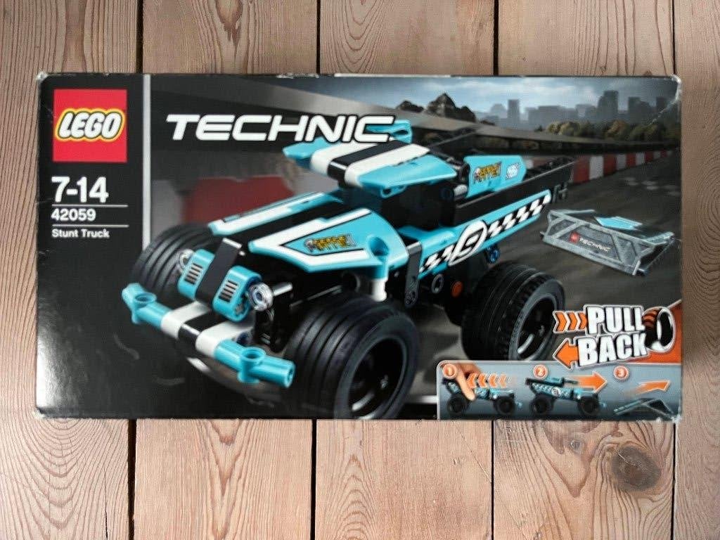 Lego technic set 42059 stunt truck, Gebruikt, Compleet, Lego, Ophalen of Verzenden
