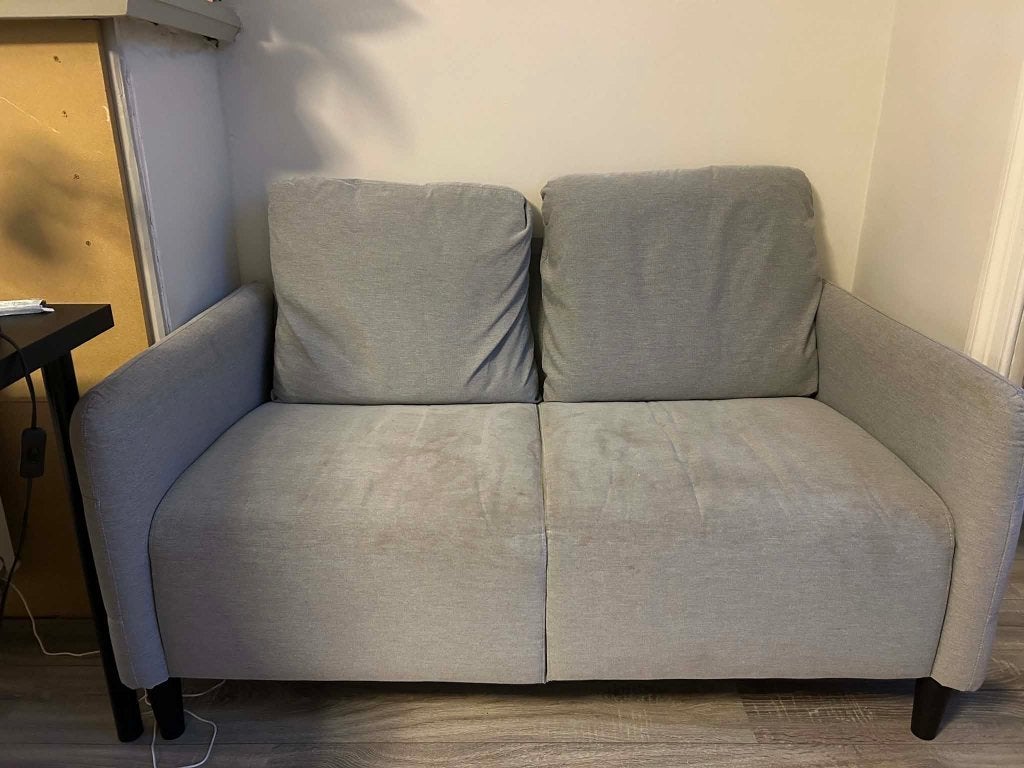 Zetel, moet snel weg, Huis en Inrichting, Zetels | Zetels, Ophalen, Gebruikt, Tweepersoons, 75 tot 100 cm
