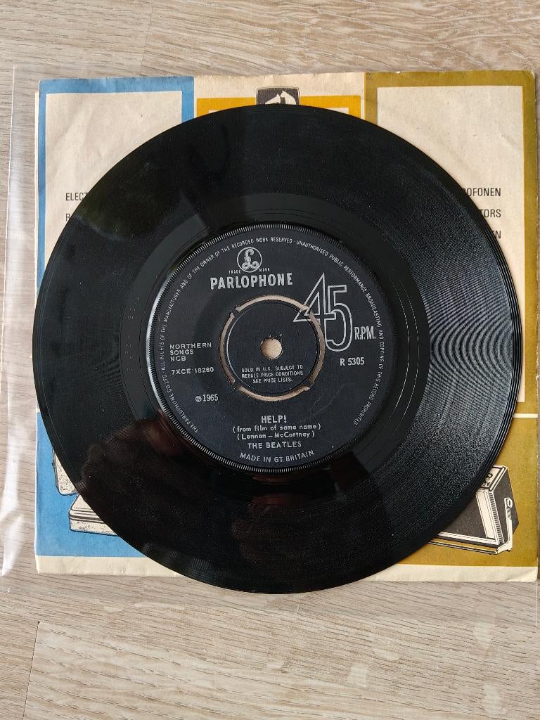 BEATLES HELPEN SP UK, Cd's en Dvd's, Vinyl | Rock, Verzenden