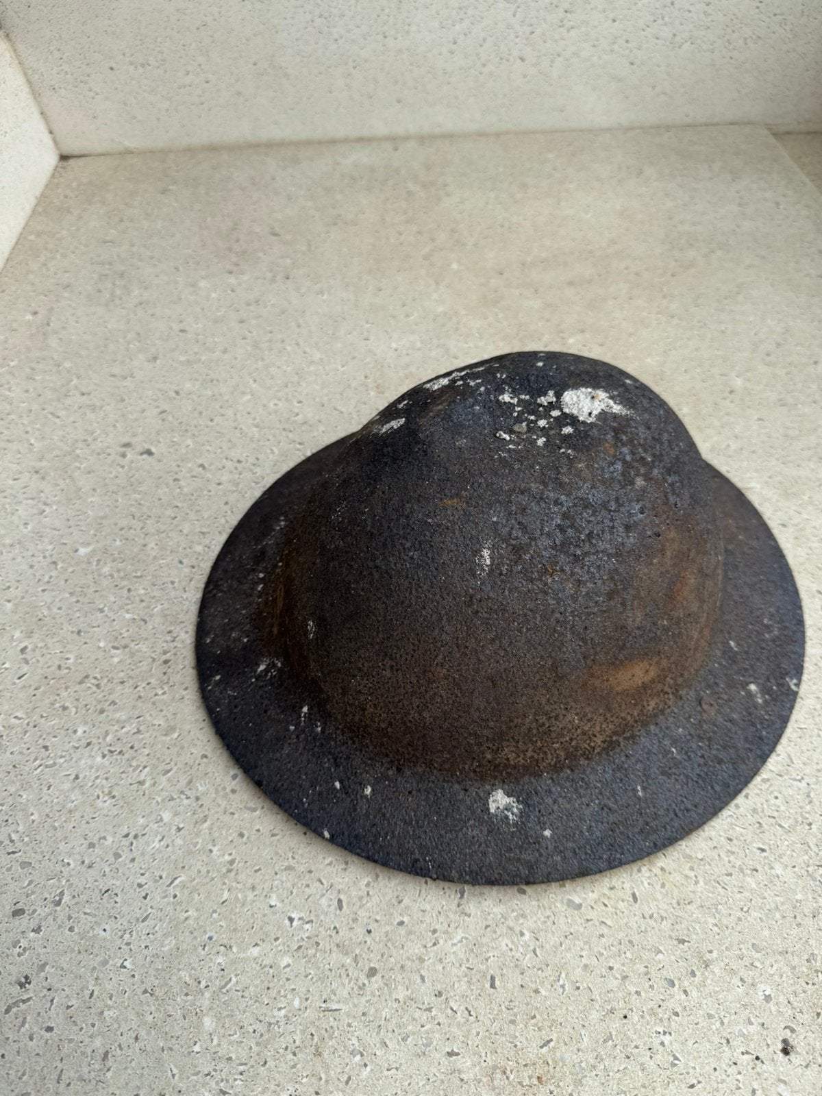 WW1 casque Anglais de la Somme, Collections, Enlèvement ou Envoi