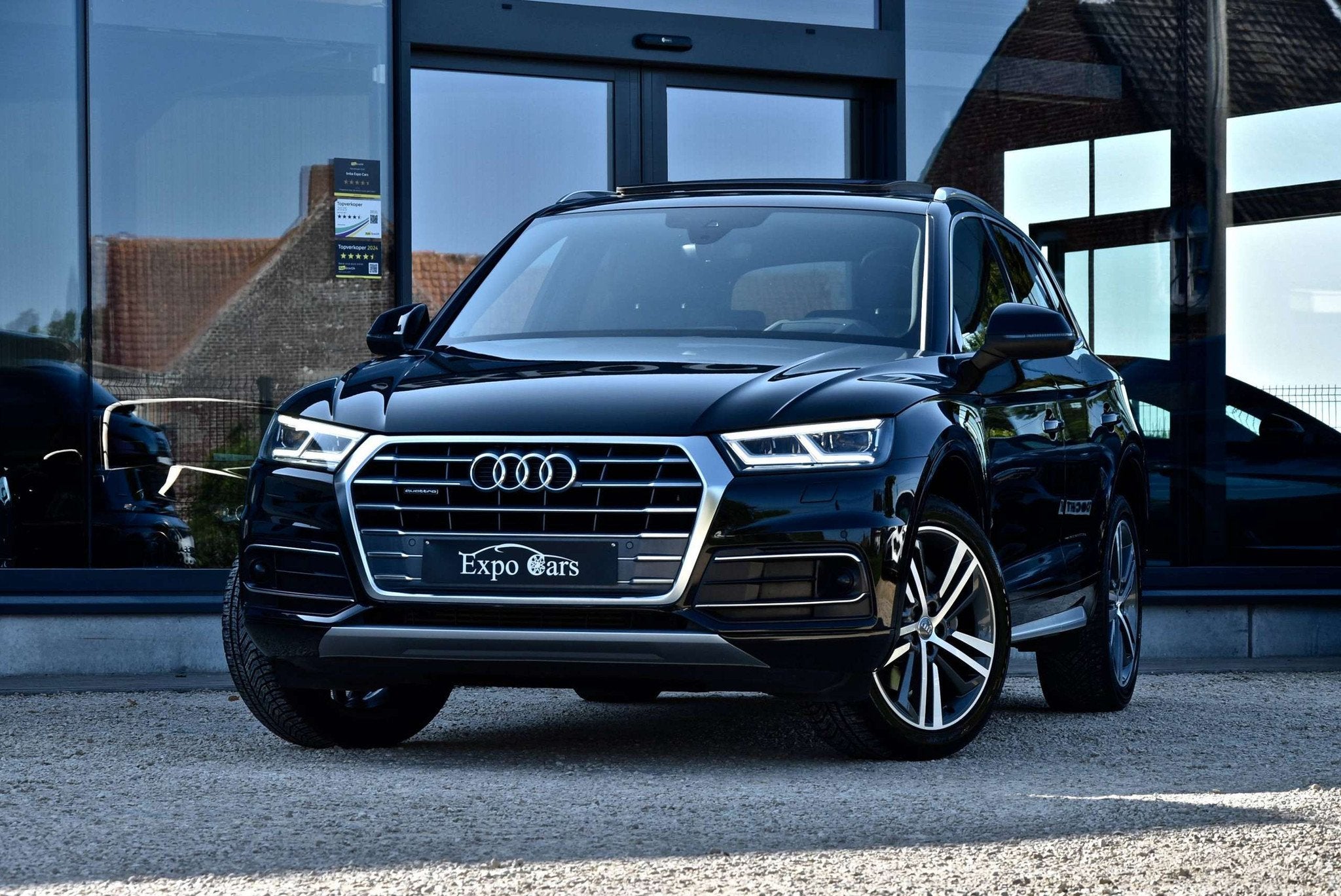 Audi Q5 *VERKOCHT*VENDU*SOLD* (bj 2020, automaat), Auto's, Audi, Automaat, 245 pk, 4 cilinders, Bedrijf