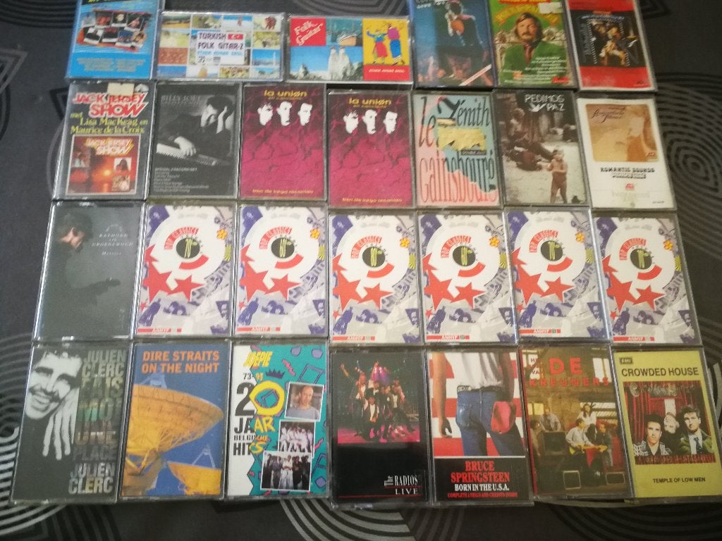 45 originele cassettebandjes, Ophalen, Gebruikt, 26 bandjes of meer, Origineel