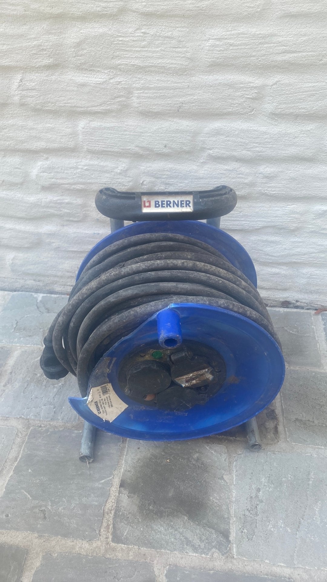 Berner verlengkabel 25 meter 3G2,5 IP44, Ophalen, Gebruikt