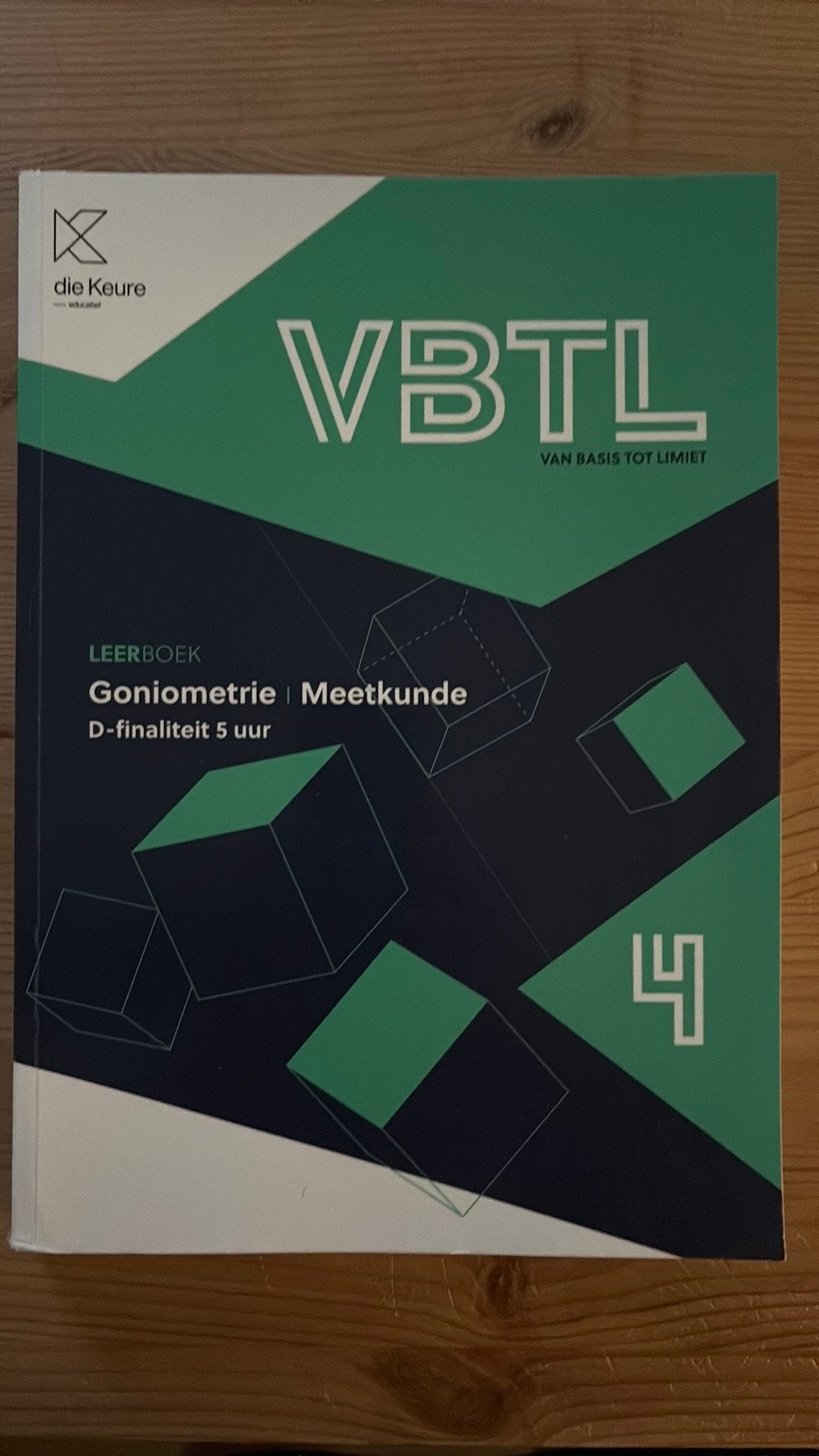 VBTL 4 - leerboek Goniometrie & meetkunde D-5 uur, Boeken, Schoolboeken, Ophalen, Zo goed als nieuw, ASO, Wiskunde A