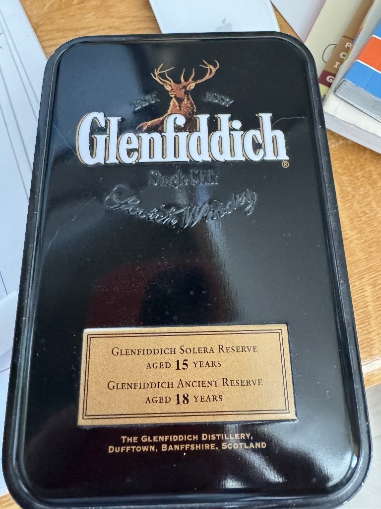 Whisky  : Glenfiddich 1518 years 2x50ml, Collections, Vins, Enlèvement ou Envoi, Neuf, Autres types, Pleine