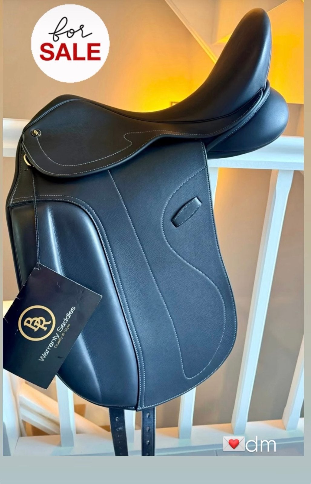 Monteverdi dressuurzadel BR nieuwstaat, Ophalen, L (17.5 inch), Dressuur, Zo goed als nieuw