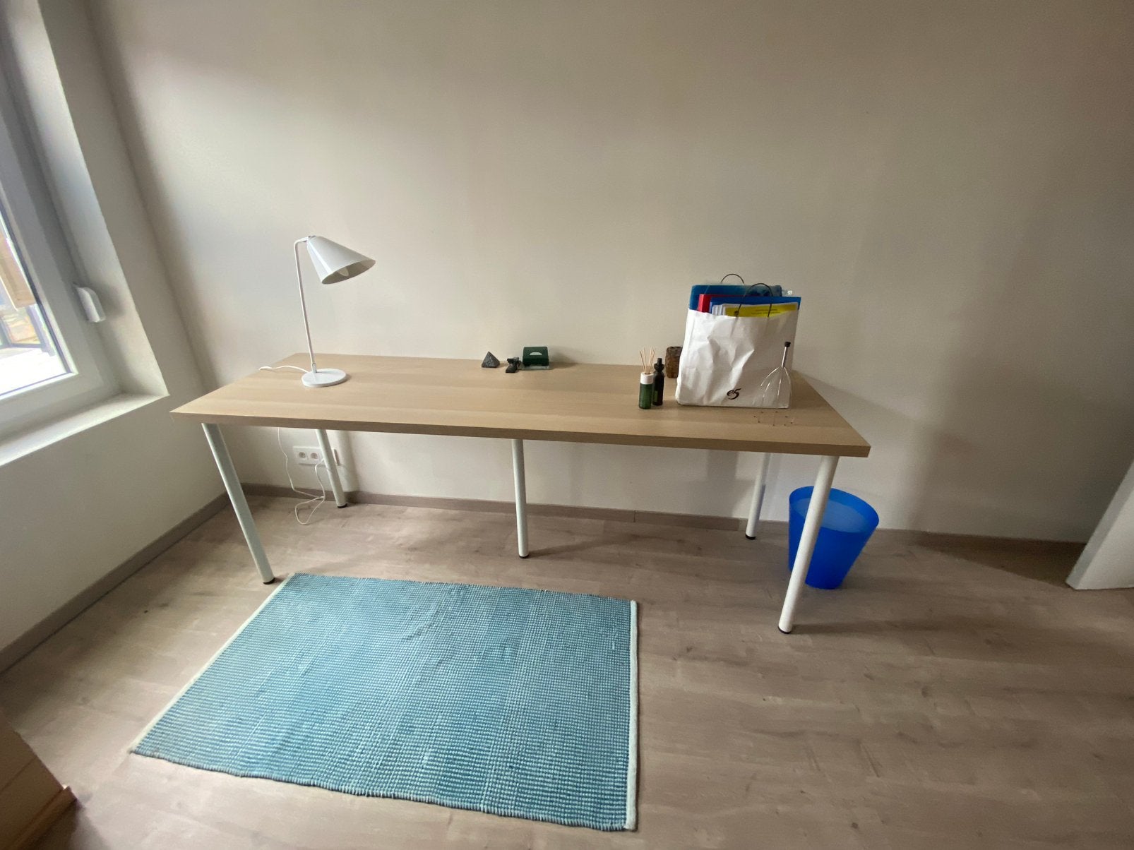Bureau, Hout, Bruin, Ophalen of Verzenden, Zo goed als nieuw
