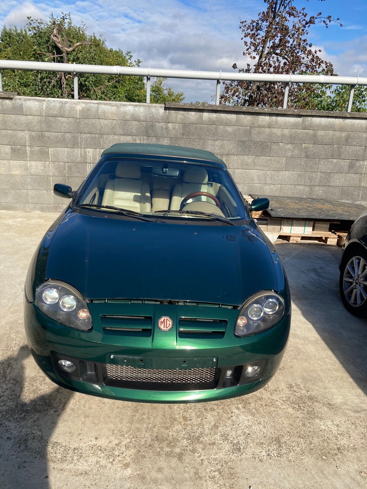 MG TF cabrio, Auto's, Automaat, Beige, Leder, Particulier