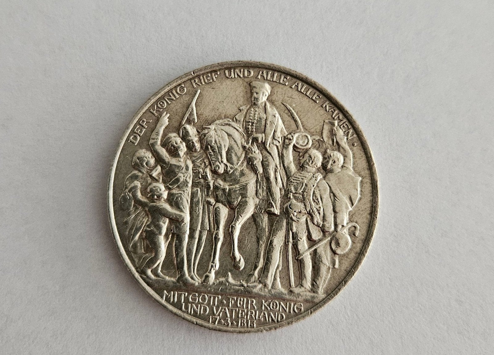Empire allemand — 2 mars 1913 (Leipzig/Völkerschlacht), Timbres & Monnaies, Monnaies | Europe | Monnaies non-euro, Allemagne, Argent