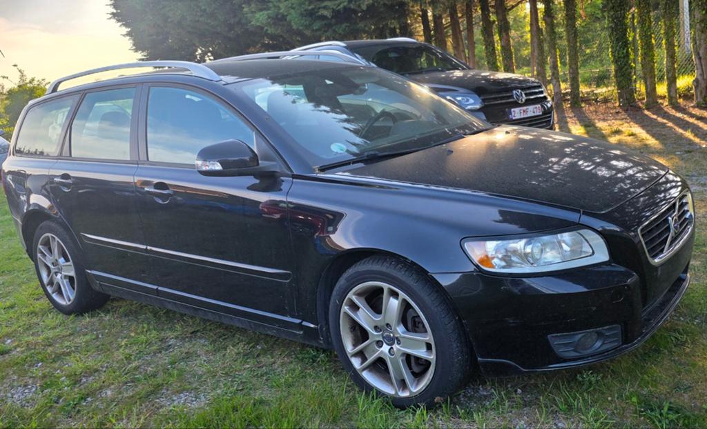 Volvo V50 2l Automaat Euro5, Auto's, Automaat, Euro 5, Zwart, 5 deurs
