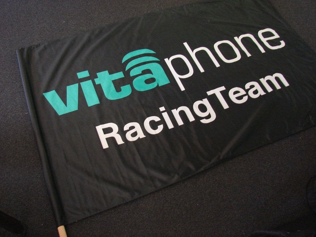Drapeau Maserati Vitaphone, Enlèvement ou Envoi, Comme neuf