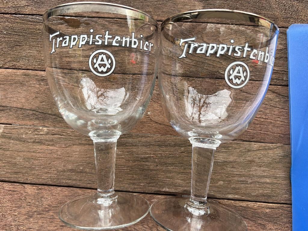 Bière trappiste - Westmalle, Enlèvement ou Envoi, Utilisé, Verre ou Verres, Autres marques