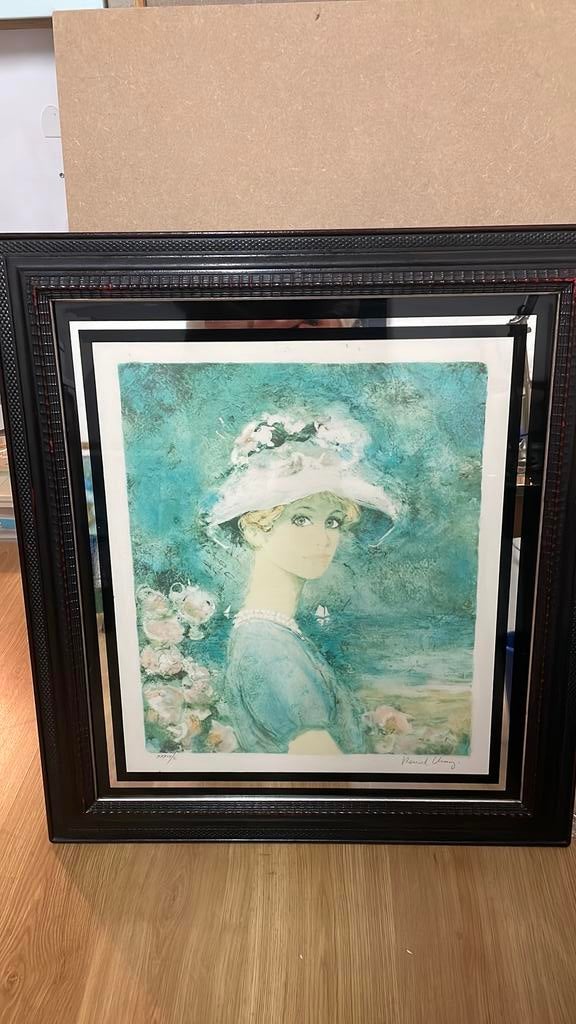 Litho Bernard Charoy, ingekaderd, Ophalen