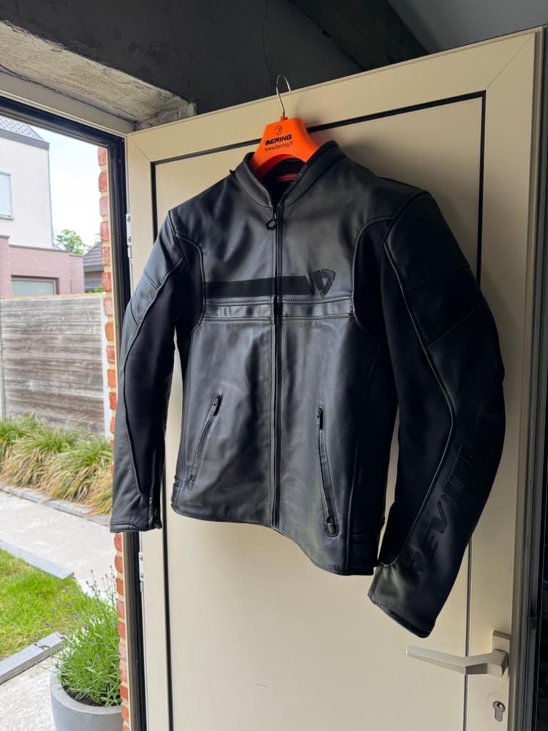 Lederen motorjas Revit maat 52, Ophalen, Heren, Jas | leer, REV’IT!