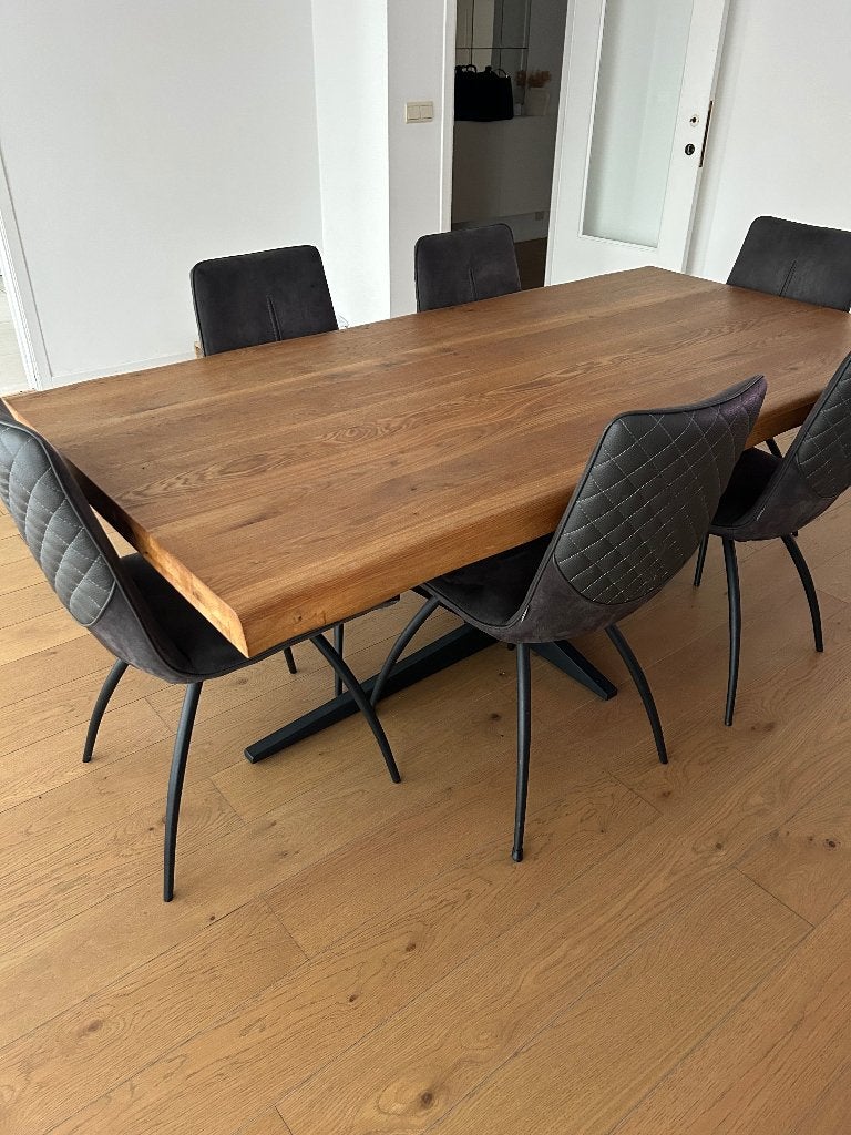 Chaises de salle à manger, Maison & Meubles, Gris, Enlèvement, Cuir, Cinq, Six Chaises ou plus