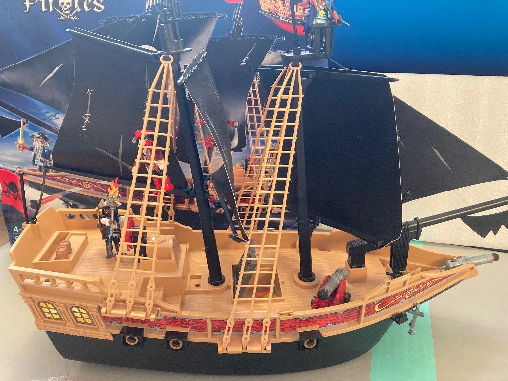 Playmobil 6678 - Grand Bateau Pirate, Kinderen en Baby's, Speelgoed | Playmobil, Ophalen, Complete set, Fantasy, Zo goed als nieuw