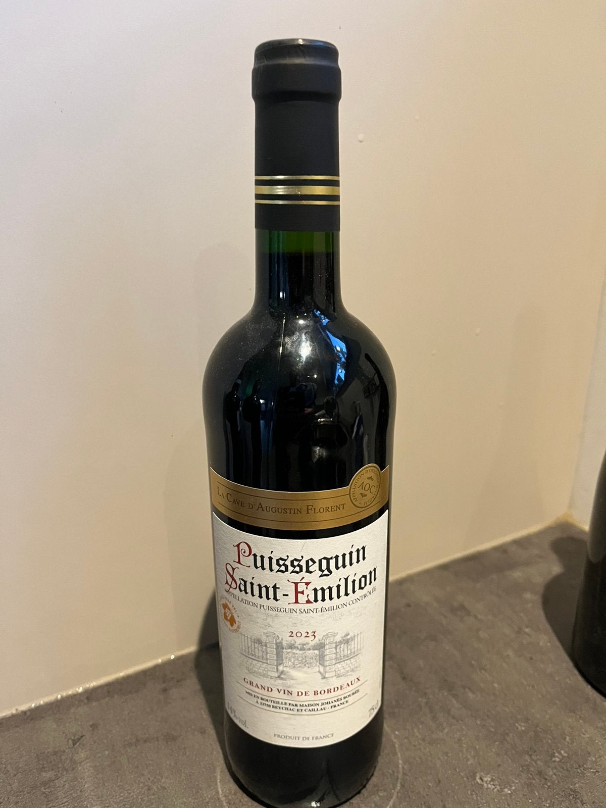 Puisseguun saint-emilion, Enlèvement ou Envoi, Comme neuf, Vin rouge, France