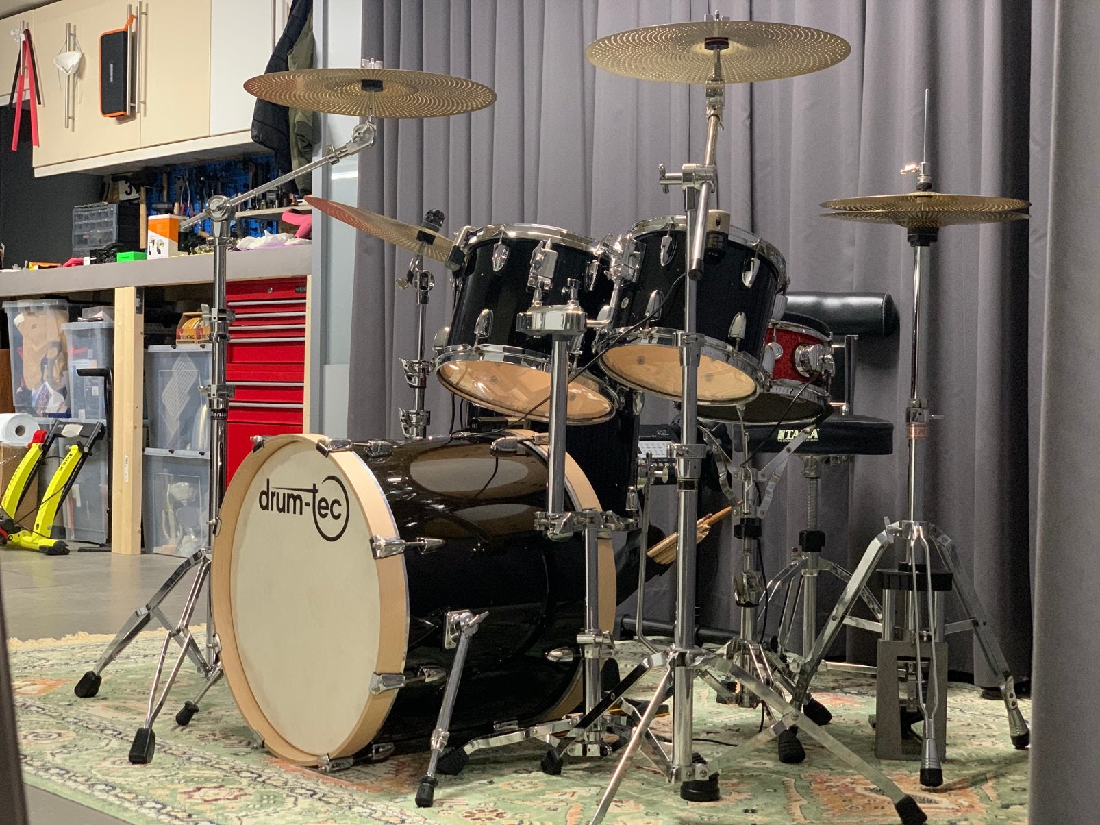 Stagg Jia Maple drumstel Elektronisch Drumtec Snare Roland, Muziek en Instrumenten, Ophalen, Zo goed als nieuw, Roland, Elektronisch